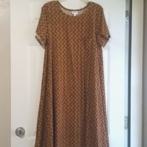Women's LuLaRoe dress geometric print Size L